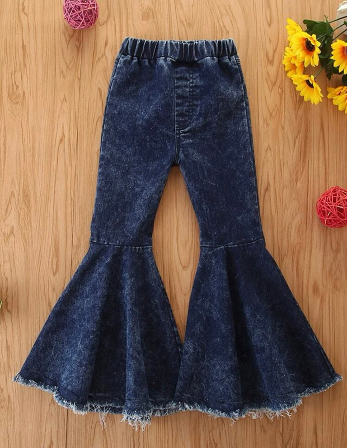 Girls Flare Leg Jeans